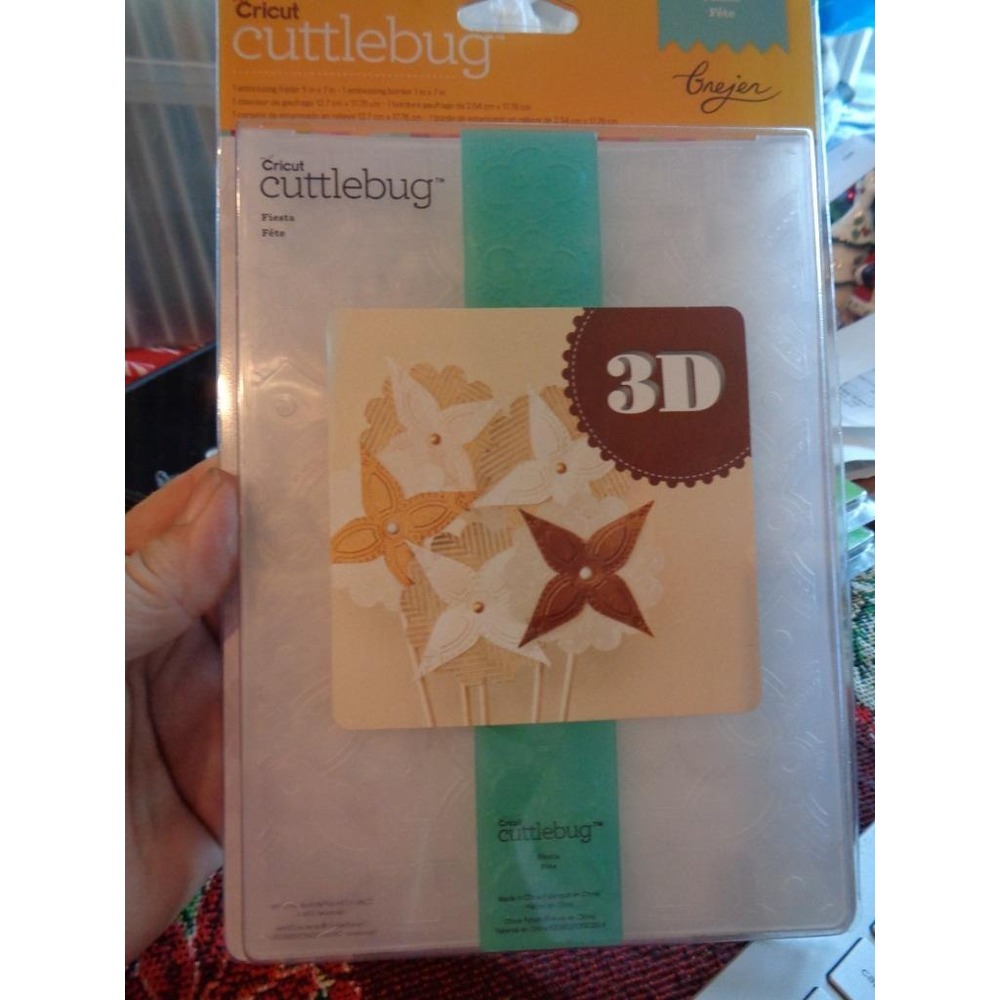 Cuttlebug Embossing Folders FIESTA Scrapbooking Card